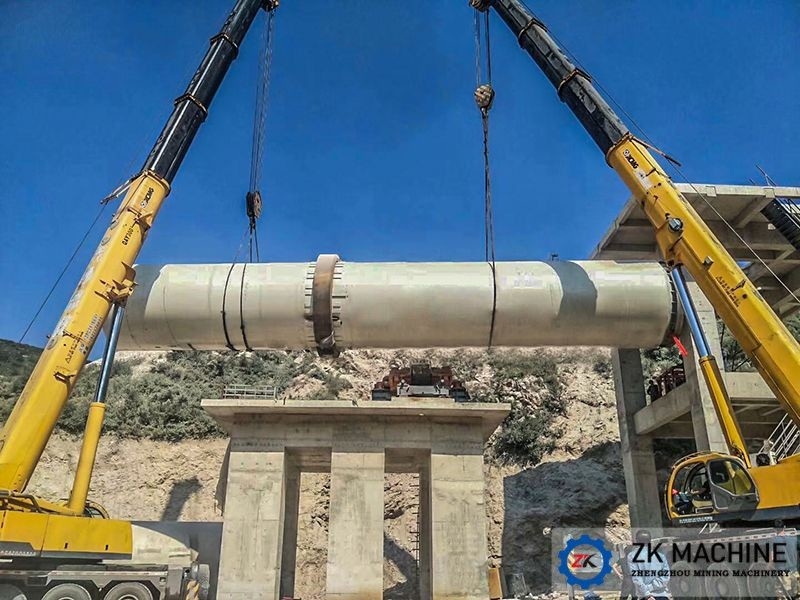 خط تولیدی 800T/D از گچ فعال با نصب در میدان و خدمات پس از فروش