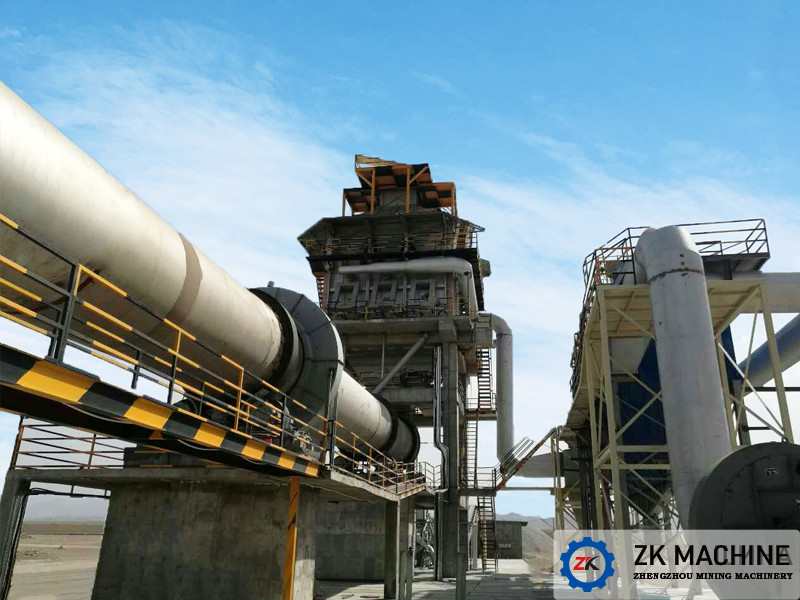 خط تولیدی 800T/D از گچ فعال با نصب در میدان و خدمات پس از فروش