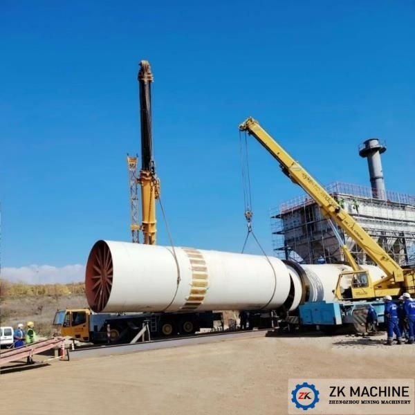 2- 46t / H خشک کن صنعتی چرخش با سیستم کنترل PLC برای خشک کردن مواد معدنی