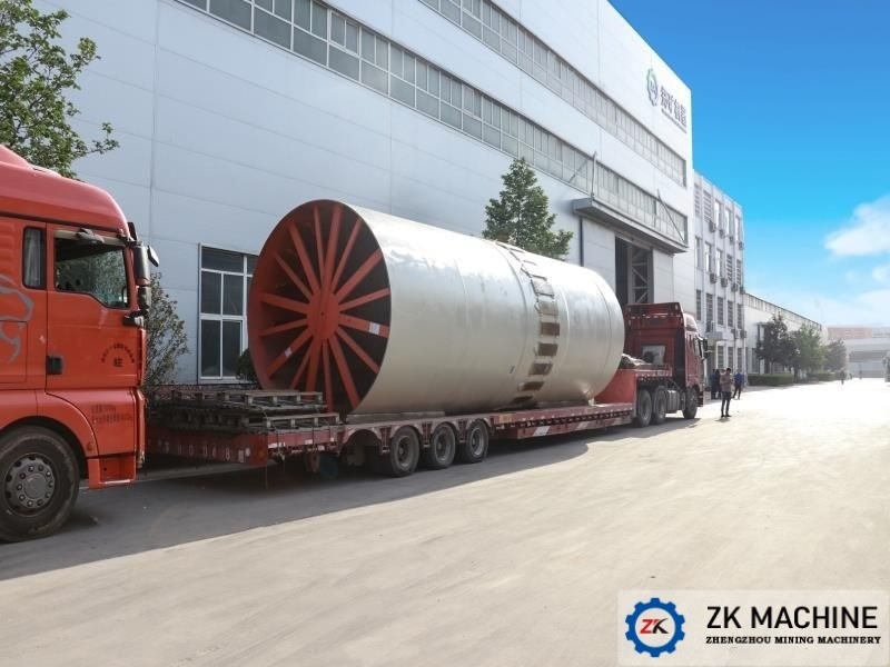 2- 46t / H خشک کن صنعتی چرخش با سیستم کنترل PLC برای خشک کردن مواد معدنی