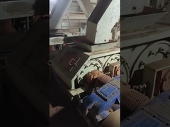 مواد ذرات کوچک Dia 275mm 5.8TPH Granulator دو رولر