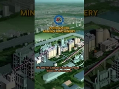 خط تولید سیمان با بهره وری بالا، کارخانه آسیاب سیمان کار آسان